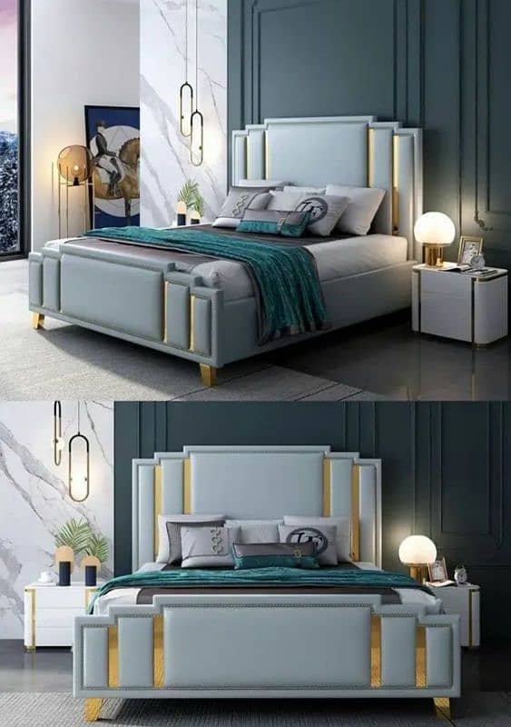 dubal bed wooden beds Turkish design on factory rets 2