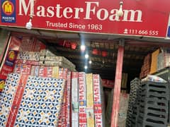 Master foam with 10 year warranty.