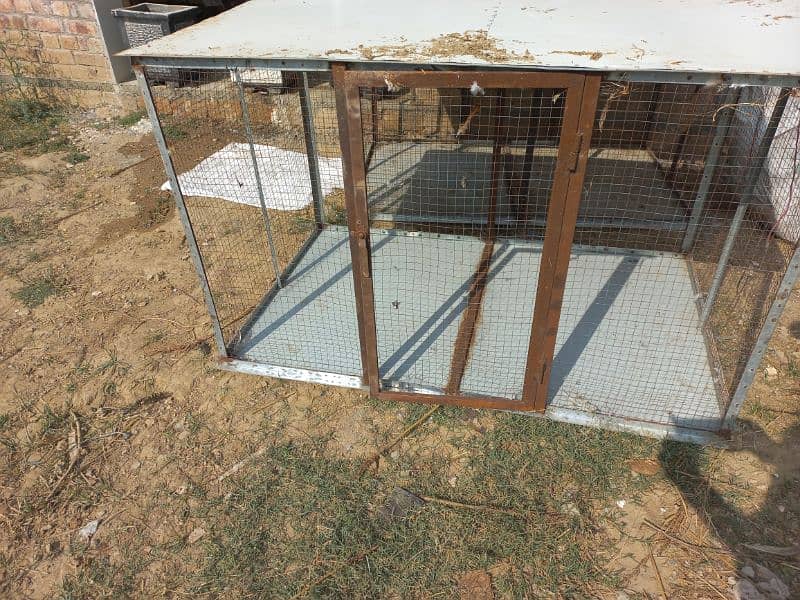 STURDY HEN CAGE FOR SALE | ALUMINIUM & IRON BUILD 1