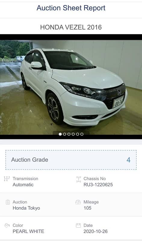 Honda Vezel 2016 2