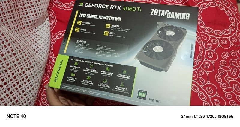 RTX 4060 TI 16 GB ZOTAC 1