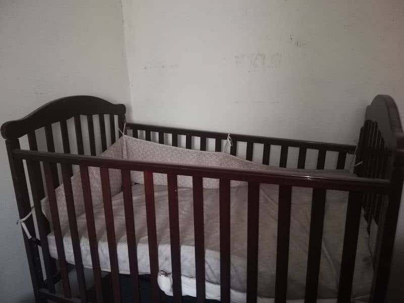 Purely wooden, imported (used) baby cot for sale 0