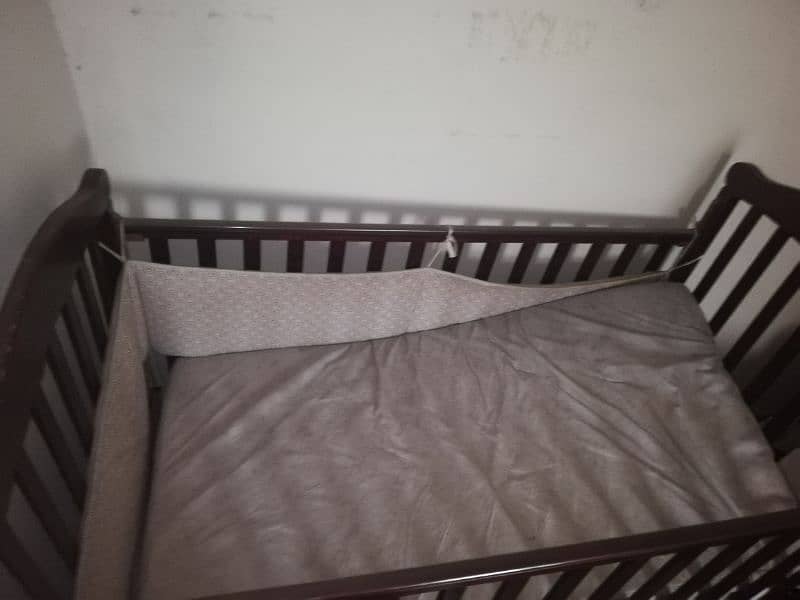 Purely wooden, imported (used) baby cot for sale 1