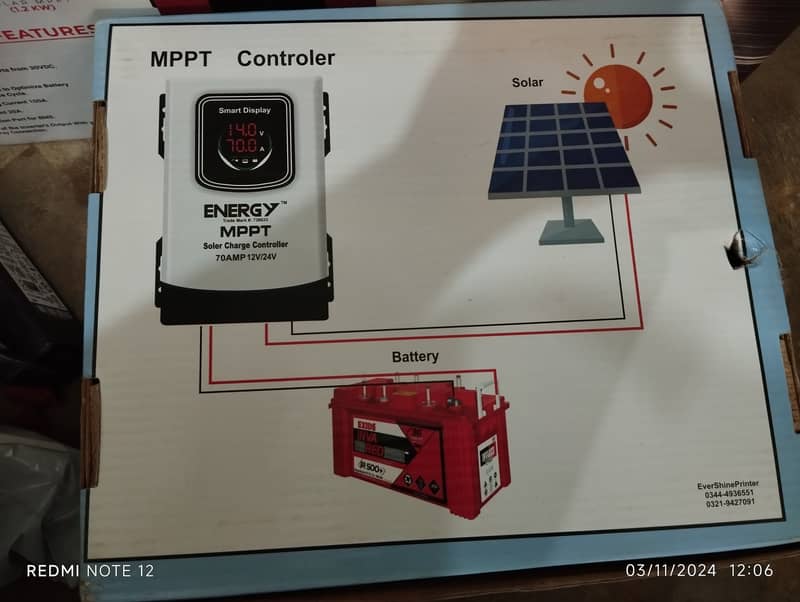 Energy mppt charge controller 70amp 1