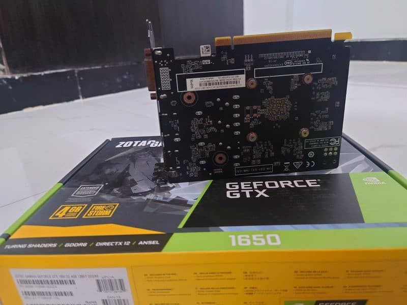 Zotac Geforce 1650 4 gb Graphic Card gddr6 (used) 1