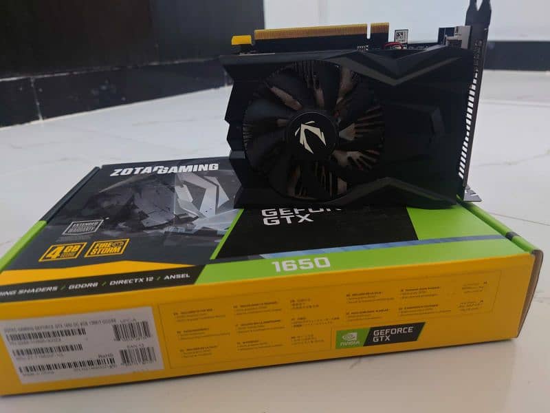 Zotac Geforce 1650 4 gb Graphic Card gddr6 (used) 6