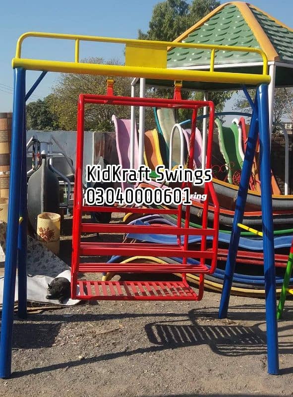 Playsets, Park Swings, Playground equipment, Slides, Seesaw, Climber 7