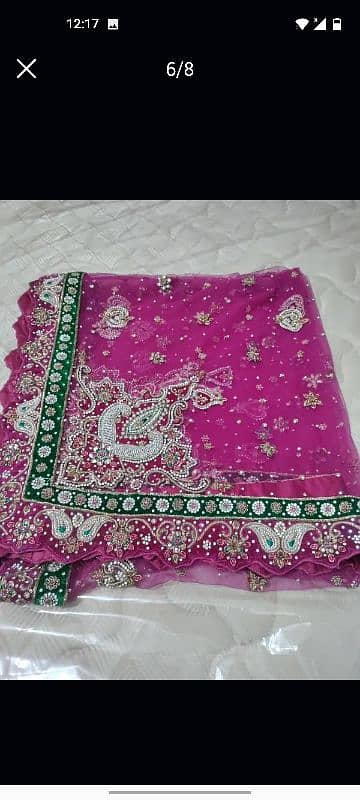 bridal lahanga urgent sale bilkul thek h used h but new condition 2