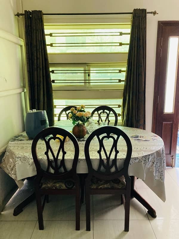 6 Chair Wooden Dinning Table !!! 2