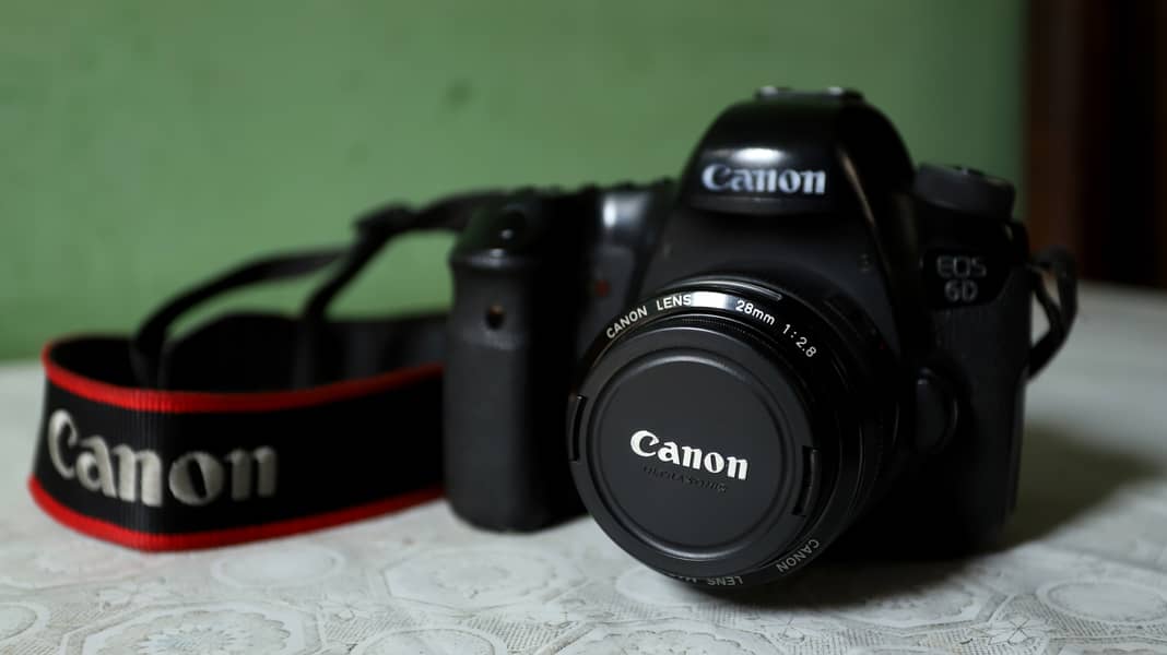 Canon 6D full frame body with 28mm 2.8 0