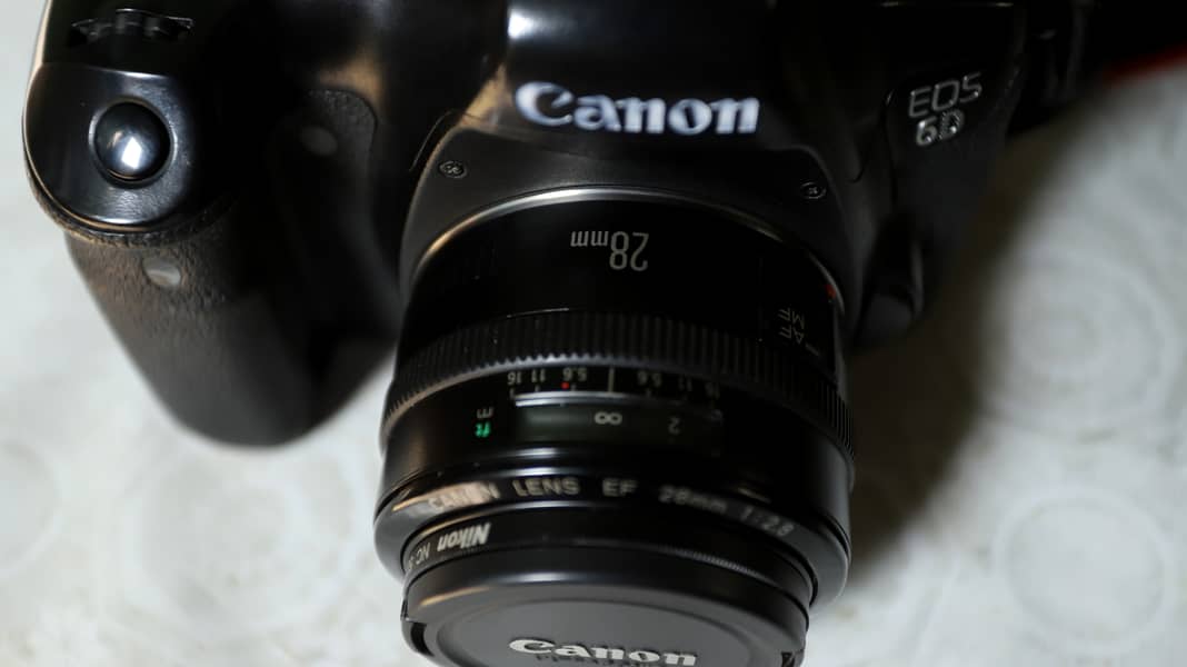 Canon 6D full frame body with 28mm 2.8 1