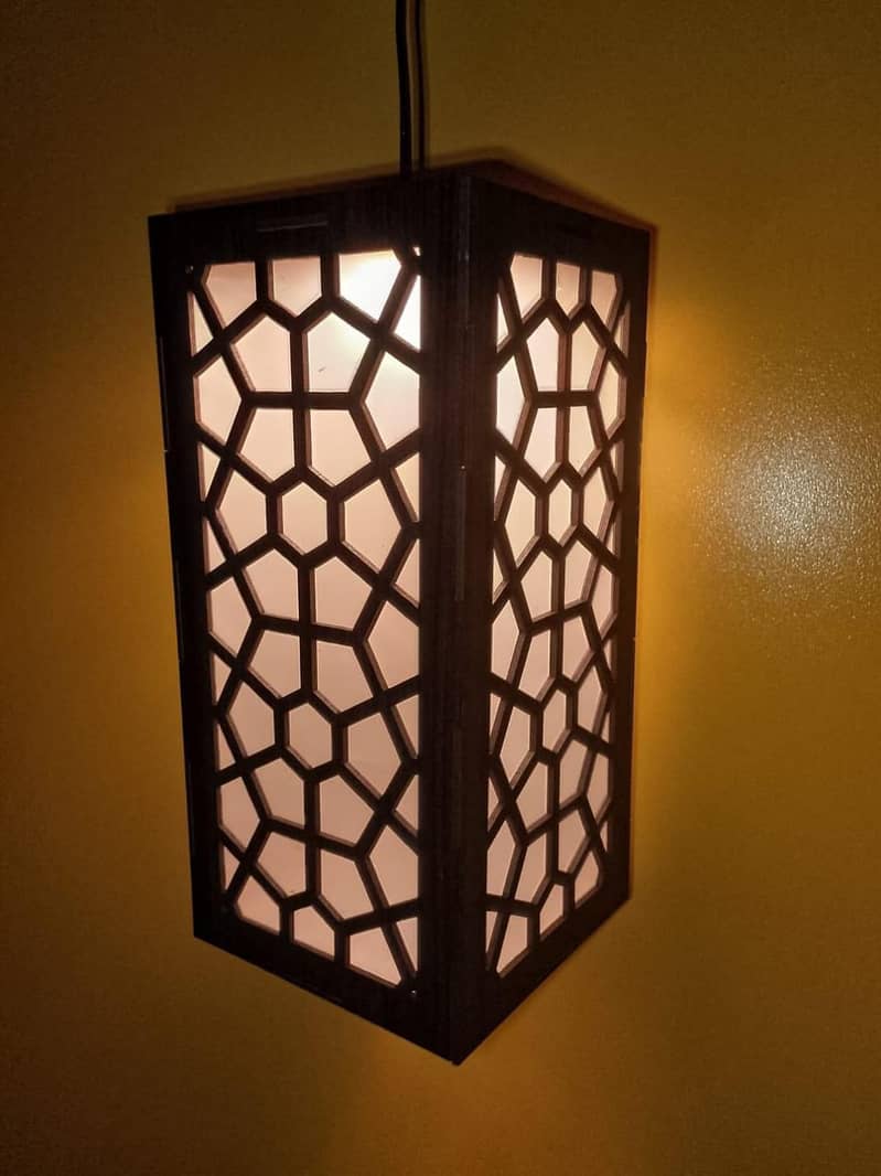 Wooden Ceiling Lamp 2