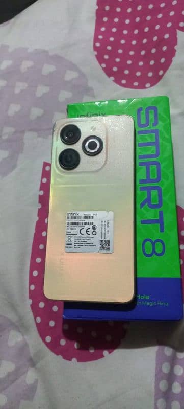 Infinix smart 8 with box 2