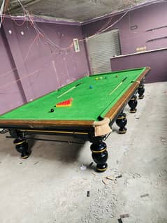 1 brand new Original Rasson snooker table. with Steel cousins.