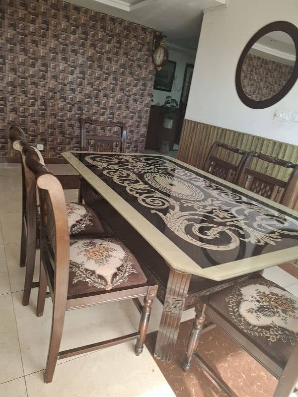 Wooden dining table 1