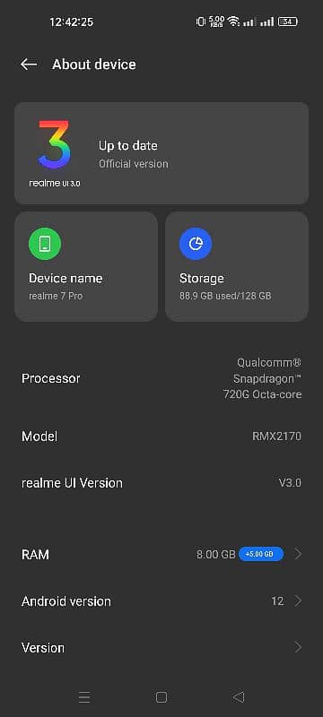 realme 7 pro 8/128 65 w fast charging 2