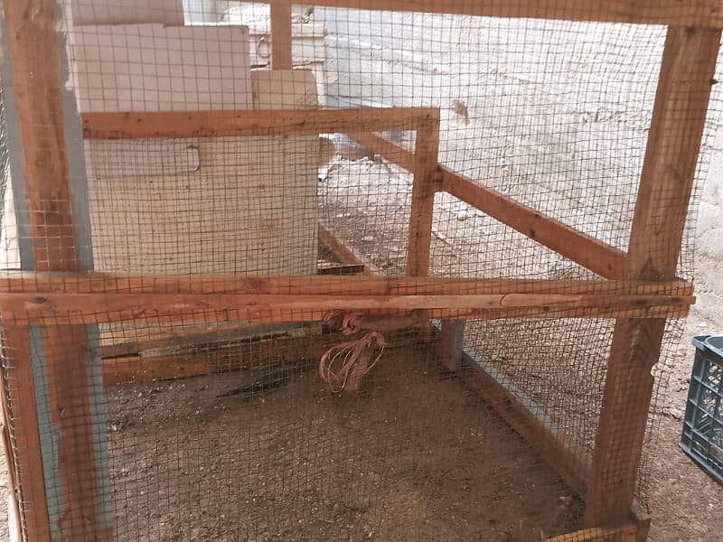 Wooden Hen Cage. . v. good condition. 2