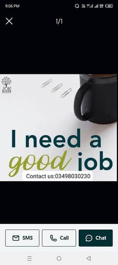 Need a good Job