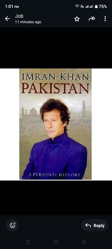 A Personal history of Imran Khan in English Magazine 1