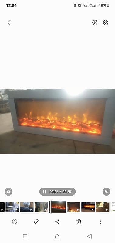 3D Electric Fireplace 3