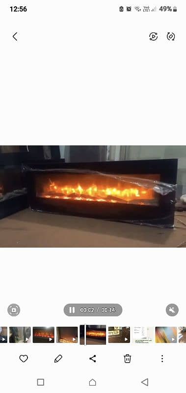 3D Electric Fireplace 4