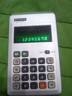 vintage SANYO Made in Japan calculator