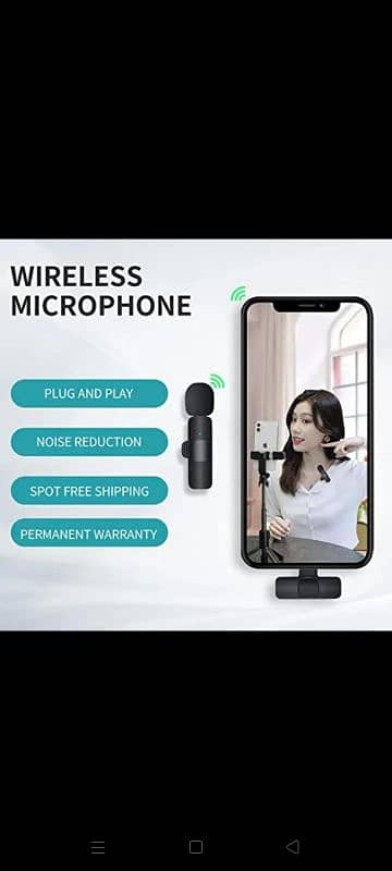 K8 3 in 1 wireless Noise reduction mini microphone HD voice good 2