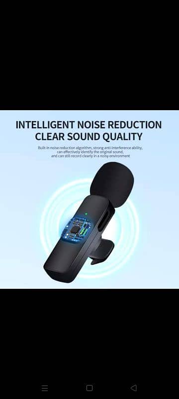 K8 3 in 1 wireless Noise reduction mini microphone HD voice good 3