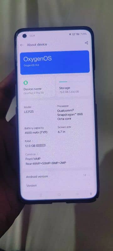 OnePlus 9 pro LE2125 7