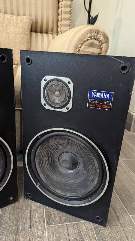 2 Original Yamaha Speakers [Model NS-052] 3