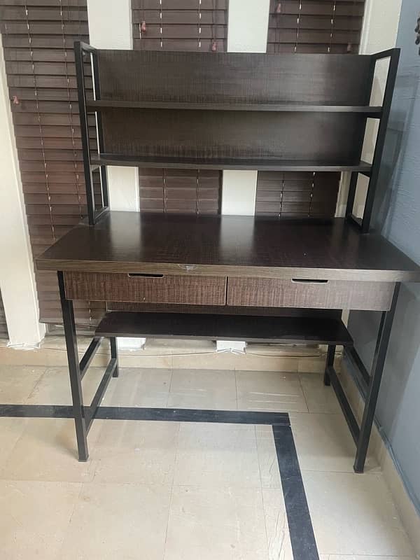 Study  Table  with three shelves 2