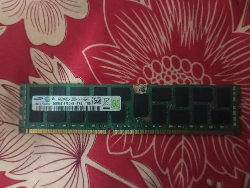 8Gb Ram ddr3 PC3L - 12800R 0