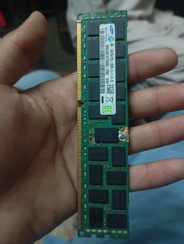 8Gb Ram ddr3 PC3L - 12800R 2