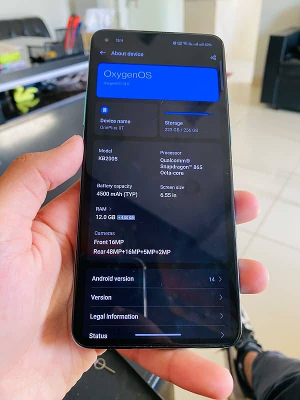 OnePlus 8T 12/256 6