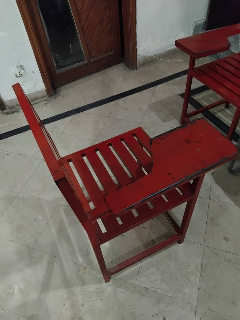 Study Chairs | Fully made of steel | Urgent Sale | Very Durable 0