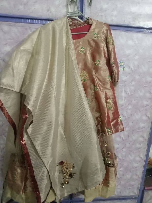 Lehnga with Kurti dapka work 4