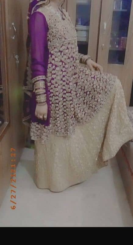 bridal dres for sale 2 hours use just good fabric 1