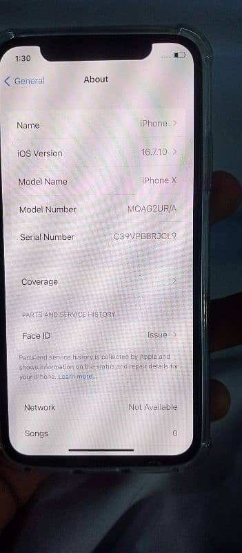 iphone x 256gb aproved 2