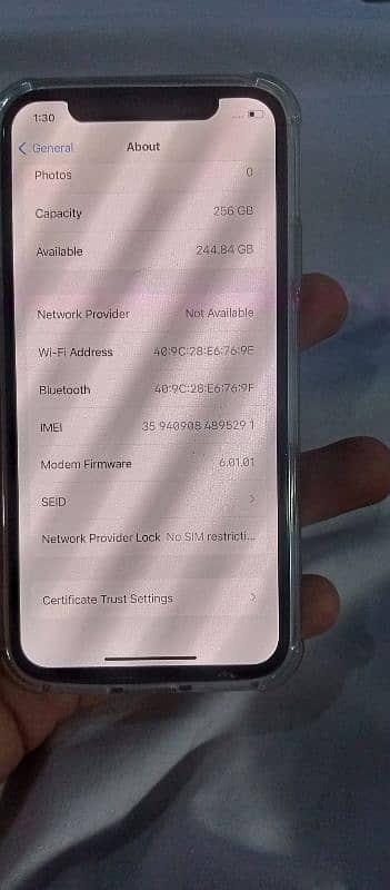 iphone x 256gb aproved 3