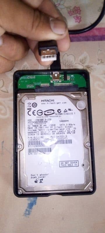 external hard disk for store data 1