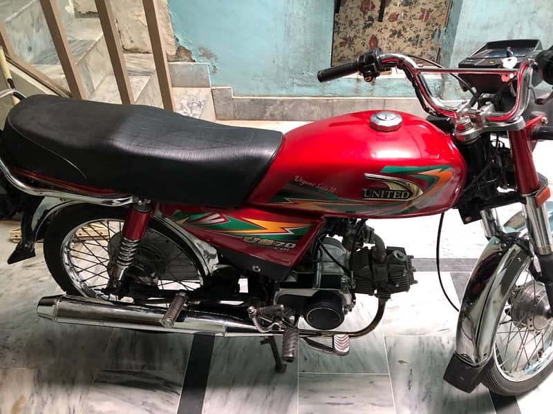 United bike 70cc urgent sale 1