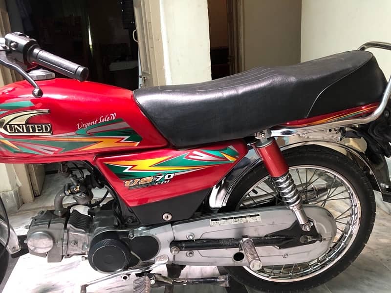 United bike 70cc urgent sale 4