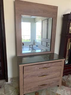 Matching Dressing Table And Cupboard For Sale