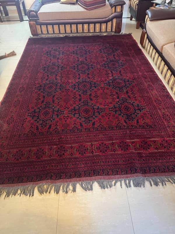 Afghani handmade carpet Bukhara 1