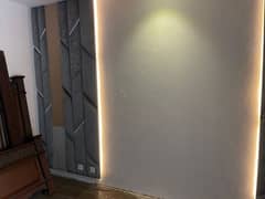 Wall Panelling with defused profile light.