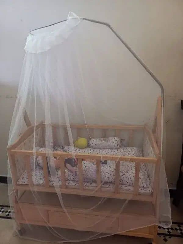 Wooden Baby Cot for Sale Good Condition 0