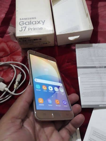 03165859104 Samsung J7 prim,Complet box,finger print,Ram 3gb,memry16gb 2