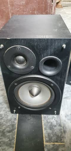 subwoofer and studio speakers