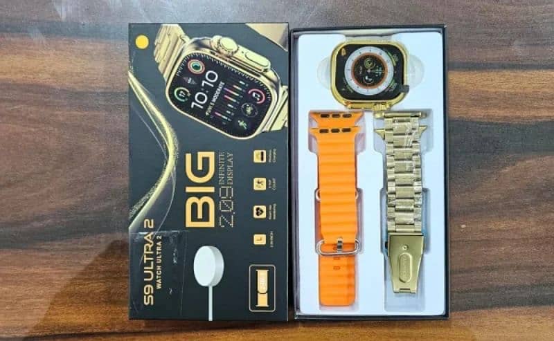 S9 Ultra 2 Smart Watch Big 2.09 Infinity Display with Double Strap 1