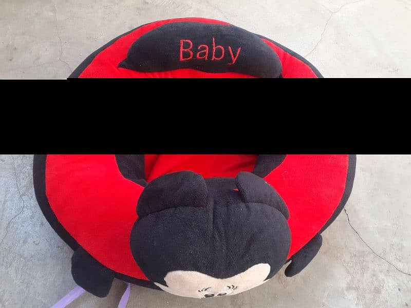 Mickey Mouse Black Red Sofa Seats Children's 0